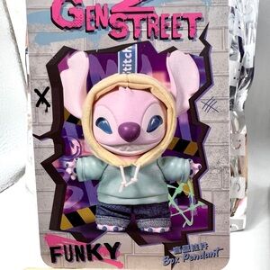 Pop Mart Disney Stitch Gen Z Street FUNKY Pendant by Miniso – Authentic SEALED